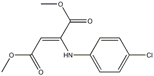 dimethyl 2-(4-chloroanilino)but-2-enedioate 구조식 이미지