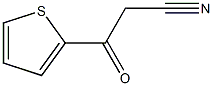 3-oxo-3-thien-2-ylpropanenitrile 구조식 이미지