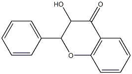 3-hydroxy-2-phenylchroman-4-one 구조식 이미지