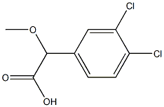 2-(3,4-dichlorophenyl)-2-methoxyacetic acid Structure