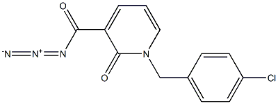 3-(azidocarbonyl)-1-(4-chlorobenzyl)-2(1H)-pyridinone Structure