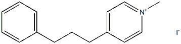 1-methyl-4-(3-phenylpropyl)pyridinium iodide Structure