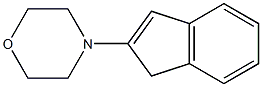 4-(1H-inden-2-yl)morpholine 구조식 이미지