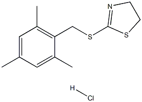2-[(mesitylmethyl)thio]-4,5-dihydro-1,3-thiazole hydrochloride Structure