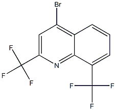 4-bromo-2,8-di(trifluoromethyl)quinoline 구조식 이미지