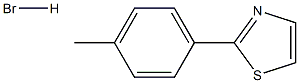 2-(4-methylphenyl)-1,3-thiazole hydrobromide 구조식 이미지