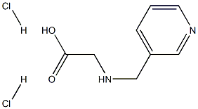 [(pyridin-3-ylmethyl)amino]acetic acid dihydrochloride 구조식 이미지