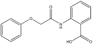 2-[(2-phenoxyacetyl)amino]benzoic acid Structure