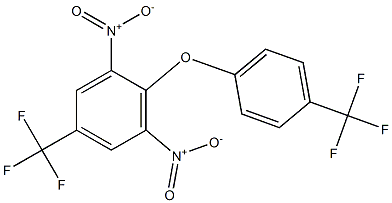 1,3-dinitro-5-(trifluoromethyl)-2-[4-(trifluoromethyl)phenoxy]benzene Structure