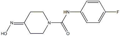 N-(4-fluorophenyl)-4-(hydroxyimino)piperidine-1-carboxamide Structure