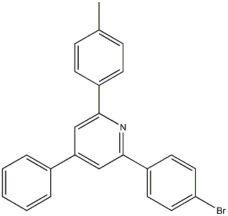 2-(4-bromophenyl)-6-(4-methylphenyl)-4-phenylpyridine Structure