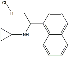 N-[1-(1-naphthyl)ethyl]cyclopropanamine hydrochloride Structure