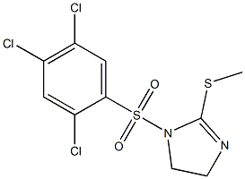 2-(methylthio)-1-[(2,4,5-trichlorophenyl)sulfonyl]-4,5-dihydro-1H-imidazole Structure