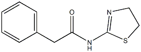 N1-(4,5-dihydro-1,3-thiazol-2-yl)-2-phenylacetamide 구조식 이미지