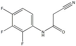 N1-(2,3,4-trifluorophenyl)-2-cyanoacetamide Structure