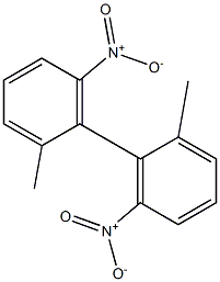 2,2'-dimethyl-6,6'-dinitro-1,1'-biphenyl Structure