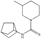 N1-bicyclo[2.2.1]hept-2-yl-3-methylpiperidine-1-carbothioamide Structure