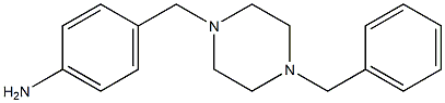 4-[(4-benzylpiperazin-1-yl)methyl]aniline Structure