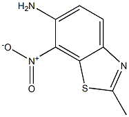 2-methyl-7-nitro-1,3-benzothiazol-6-amine Structure