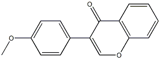 3-(4-methoxyphenyl)-4H-chromen-4-one 구조식 이미지