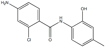 4-amino-2-chloro-N-(2-hydroxy-4-methylphenyl)benzenecarboxamide Structure