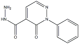 3-oxo-2-phenyl-2,3-dihydro-4-pyridazinecarbohydrazide 구조식 이미지