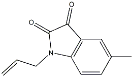 1-allyl-5-methylindoline-2,3-dione 구조식 이미지