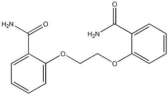 2-{2-[2-(aminocarbonyl)phenoxy]ethoxy}benzamide 구조식 이미지