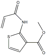 methyl 2-(acryloylamino)thiophene-3-carboxylate 구조식 이미지