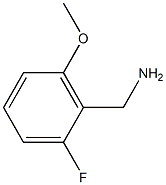 (2-fluoro-6-methoxyphenyl)methanamine Structure