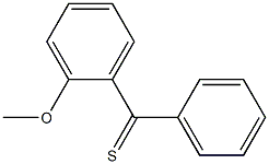 (2-methoxyphenyl)(phenyl)methanethione 구조식 이미지