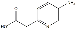 (5-Amino-pyridin-2-yl)-acetic acid 구조식 이미지