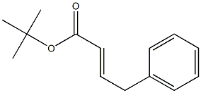 (E)-tert-butyl 4-phenylbut-2-enoate Structure