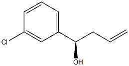 (R)-1-(3-CHLORO-PHENYL)-BUT-3-EN-1-OL Structure