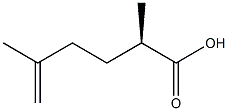(R)-2,5-dimethylhex-5-enoic acid 구조식 이미지