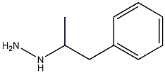 1-(1-phenylpropan-2-yl)hydrazine 구조식 이미지