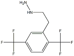 1-(2,5-bis(trifluoromethyl)phenethyl)hydrazine 구조식 이미지