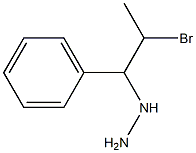 1-(2-bromo-1-phenylpropyl)hydrazine Structure