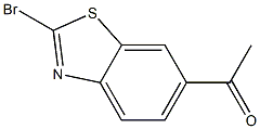 1-(2-bromobenzo[d]thiazol-6-yl)ethanone Structure