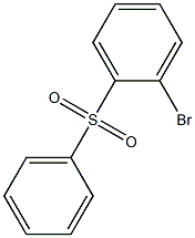 1-(2-bromophenylsulfonyl)benzene 구조식 이미지