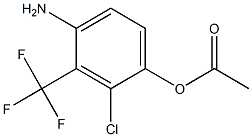 1-(4-Amino-2-chloro-3-trifluoromethyl-phenyl)-acetic acid 구조식 이미지