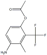 1-(4-Amino-3-methyl-2-trifluoromethyl-phenyl)-acetic acid 구조식 이미지