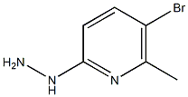 1-(5-bromo-6-methylpyridin-2-yl)hydrazine Structure