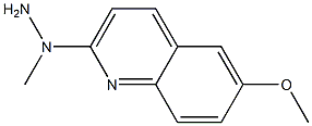 1-(6-methoxyquinolin-2-yl)-1-methylhydrazine Structure