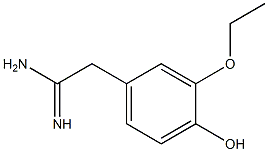 2-(3-ethoxy-4-hydroxyphenyl)acetamidine Structure