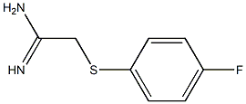 2-(4-fluorophenylthio)acetamidine Structure