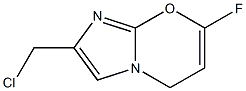 2-(chloromethyl)-7-fluoroH-imidazo[1,2-a]pyridine 구조식 이미지