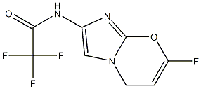 2,2,2-trifluoro-N-(7-fluoroH-imidazo[1,2-a]pyridin-2-yl)acetamide 구조식 이미지