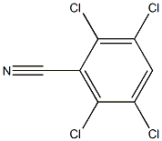 2,3,5,6-tetrachlorobenzonitrile Structure