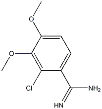 2-chloro-3,4-dimethoxybenzamidine 구조식 이미지